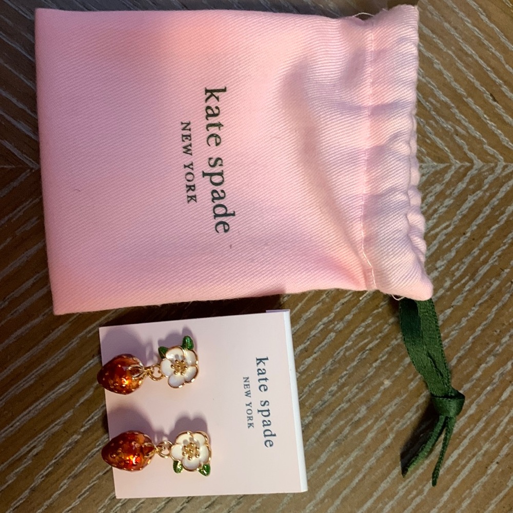 Strawberry Kate Spade Earrings